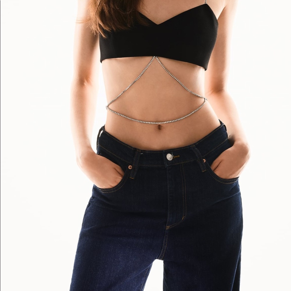 Zara jewel crop top